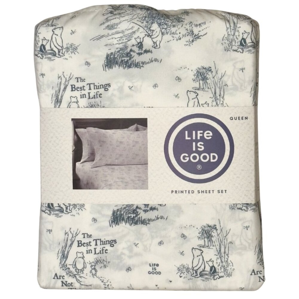 NEW Winnie the Pooh QUEEN Sheet Set - 4 Piece